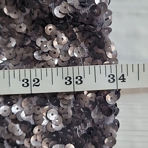 Amber Blue sleeveless sequined mini party dress Women's Size S - Picture 12 of 12